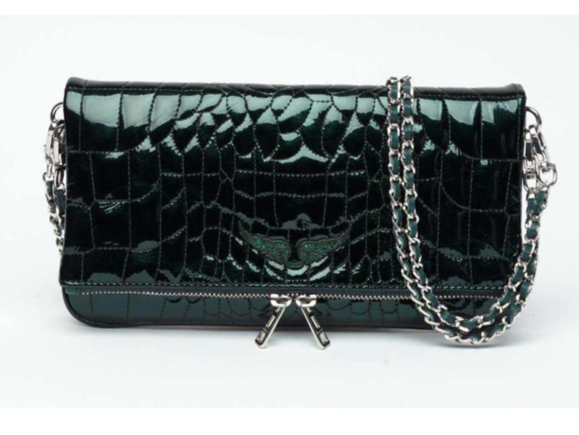Handbag Zadig & Voltaire Green in Cotton - 32609358