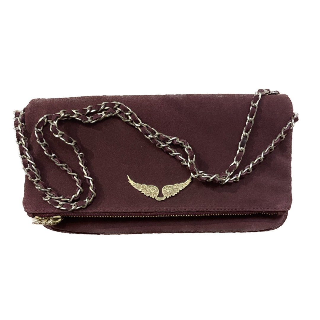 Rock suede bag zadig et online voltaire