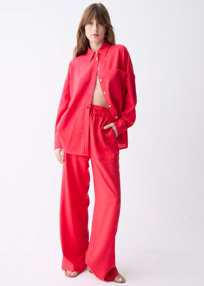 Deluc Roxanne Pull On Pant - Red