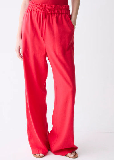 Deluc Roxanne Pull On Pant - Red