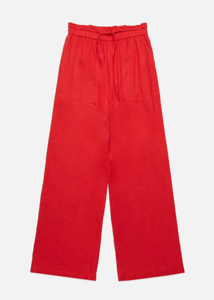 Deluc Roxanne Pull On Pant - Red