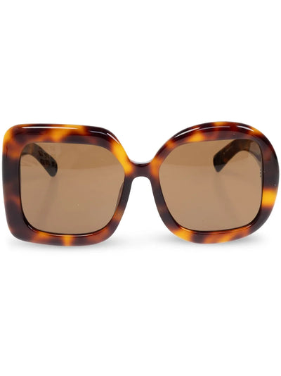 Jacquemus Carre Rond 2 Sunglasses Tortoise Shell