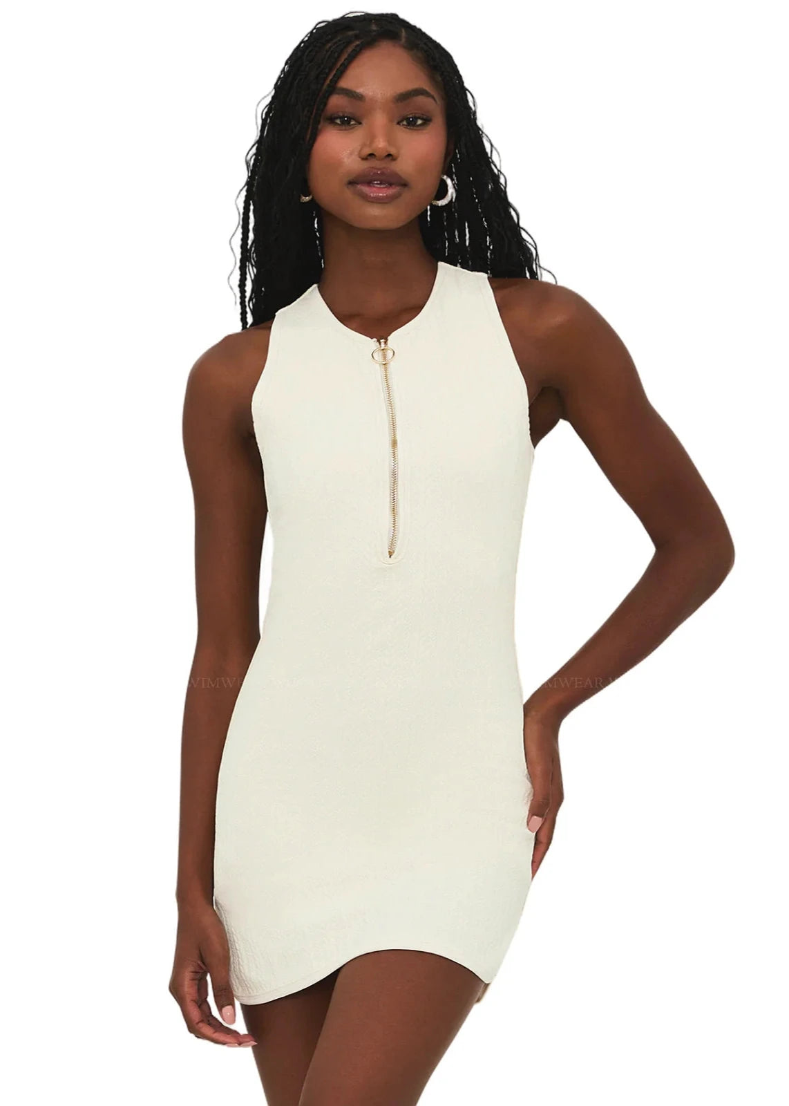 Beach Riot Matilda Dress Cream