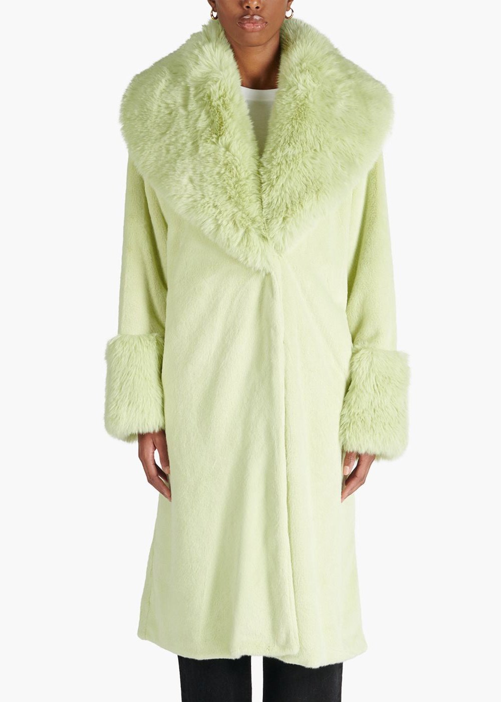 Jakke Ana Oversized Faux Fur Jacket Apple