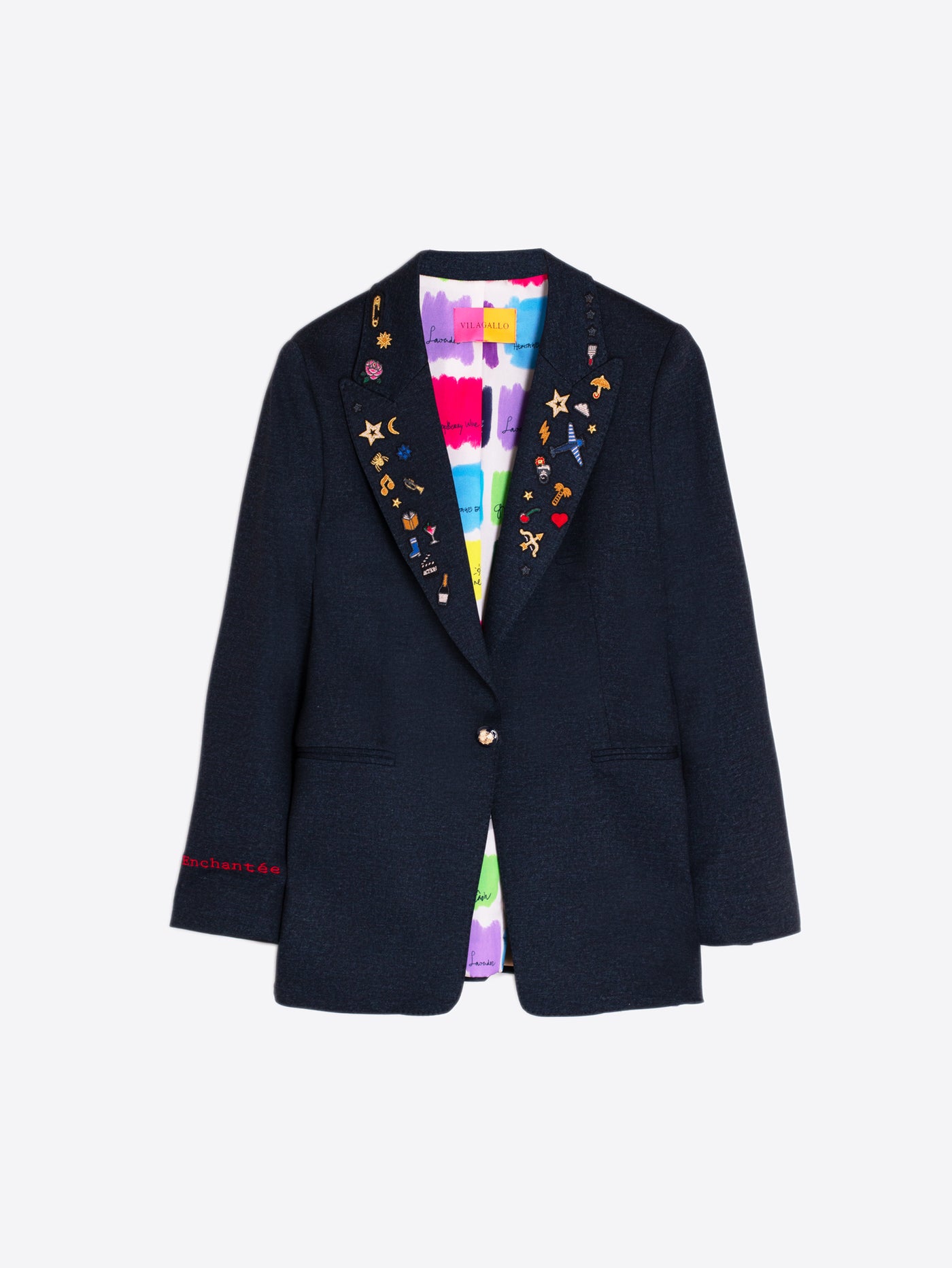 Vilagallo Sophia Embroidered Jacket