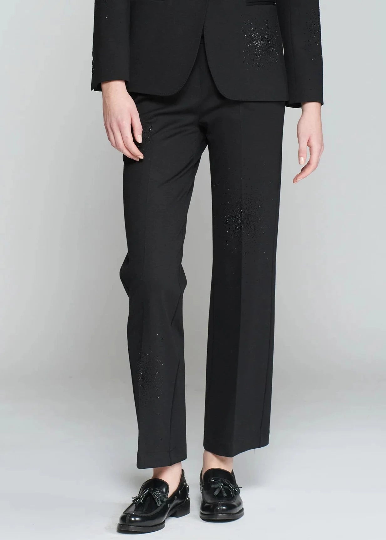 Vilagallo Martina Strass Pant Black