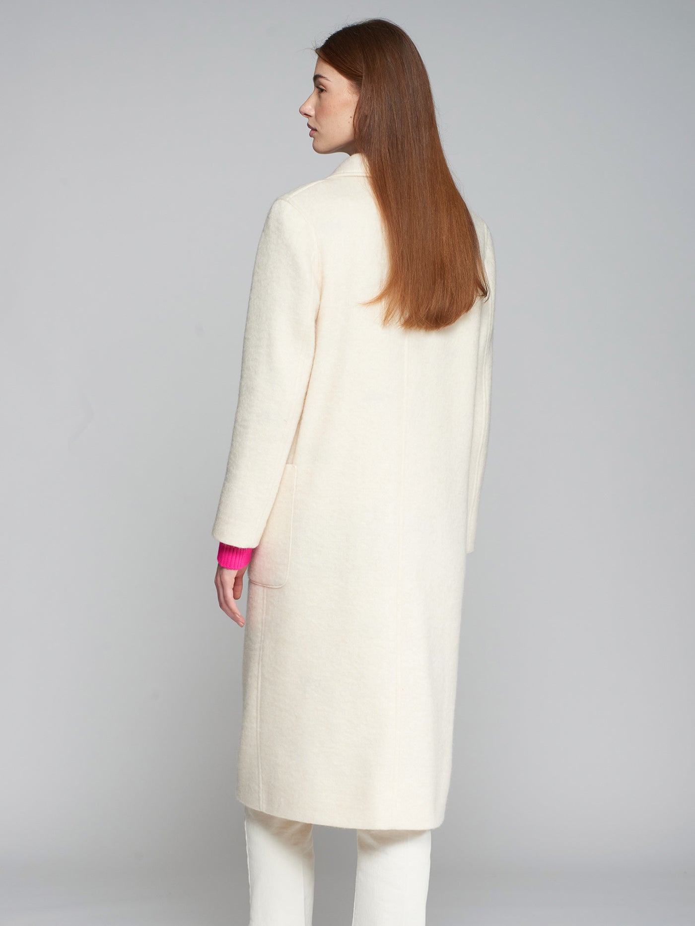 Vilagallo Eloise Coat Cream