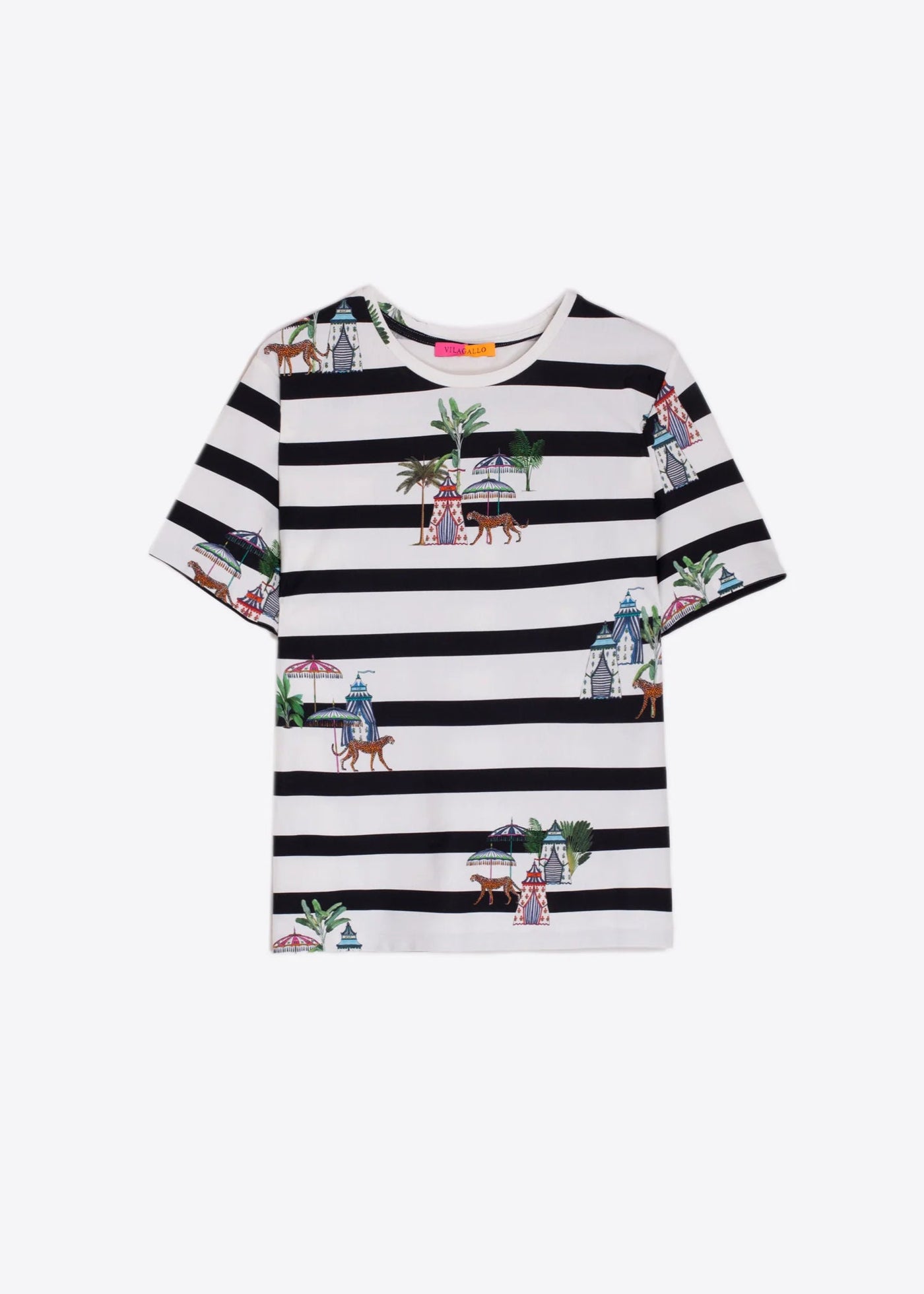 Vilagallo Tora Striped Palm Tee