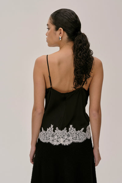 HERSKIND Zew Black w/ White Lace Cami