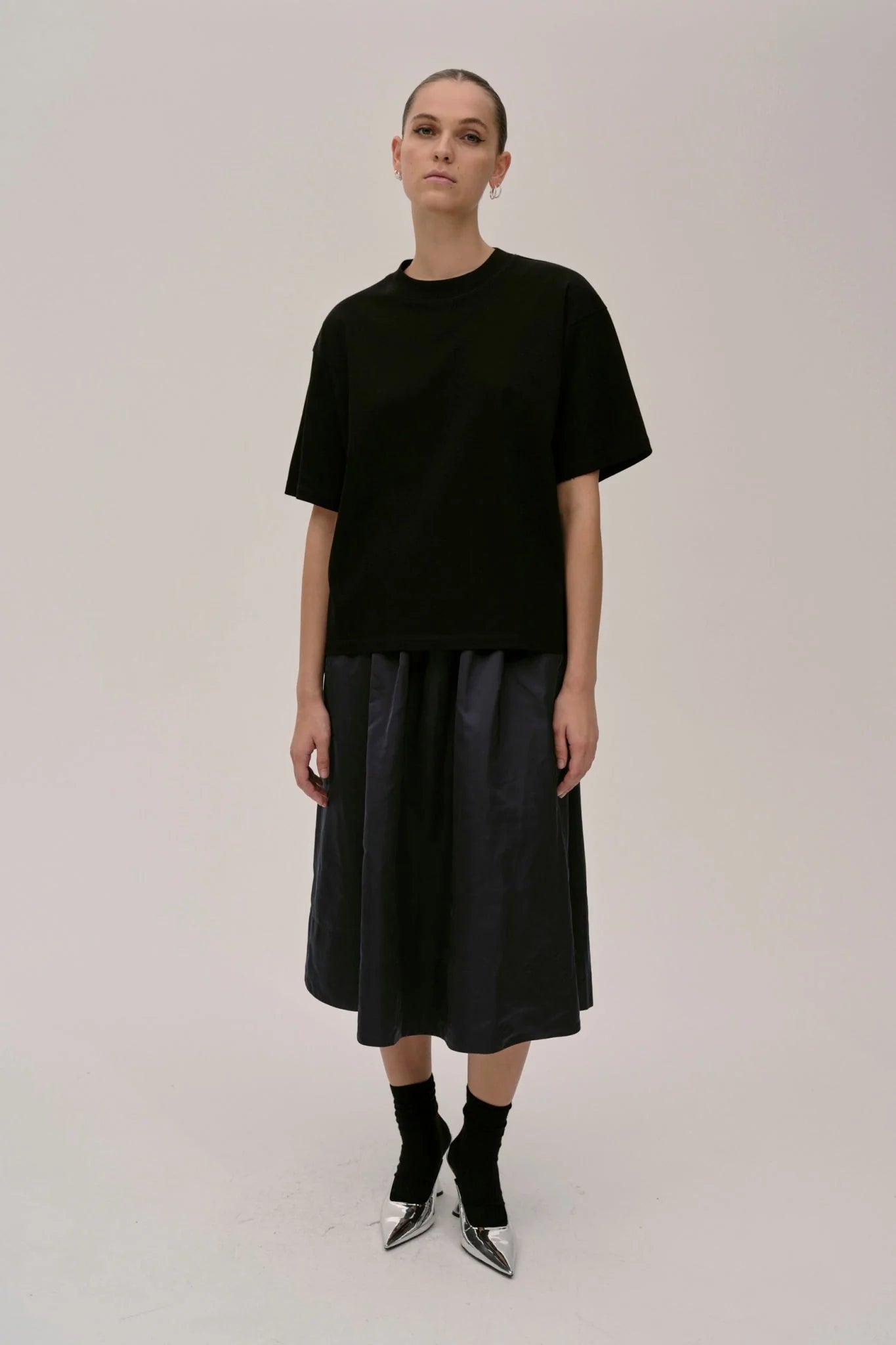 HERSKIND Larsson Oversized Tee Black