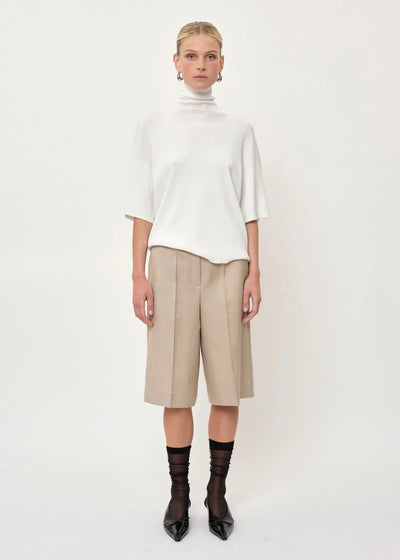 HERSKIND Brittany Knit S/S Sweater Off White