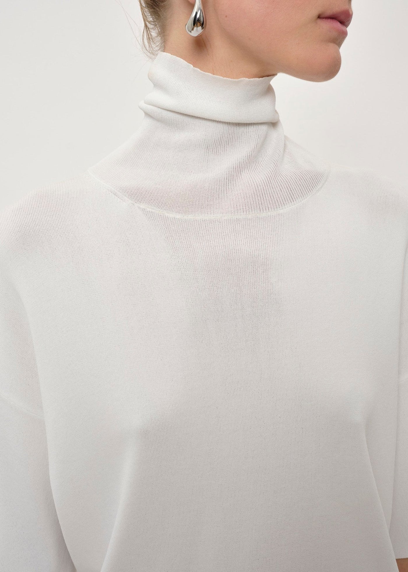 HERSKIND Brittany Knit S/S Sweater Off White