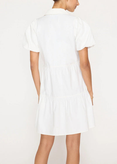 Brochu Walker Havana Tiered Mini Dress - Ivory