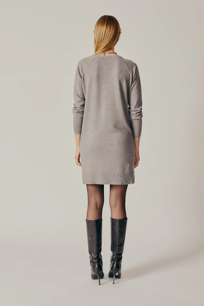 Deluc Fine Knit Tunic Grey