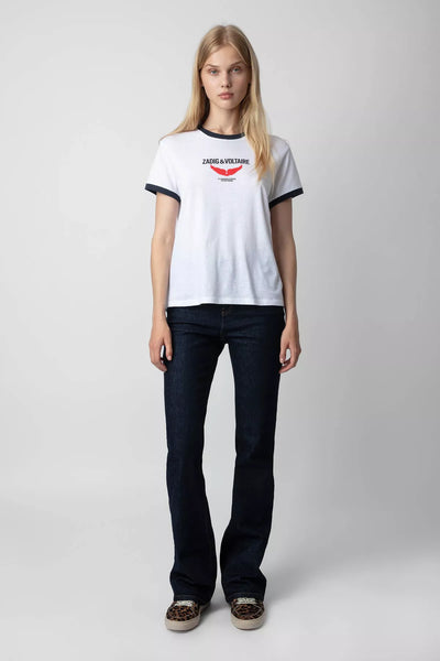 Zadig & Voltaire ZV Wings Tee - White