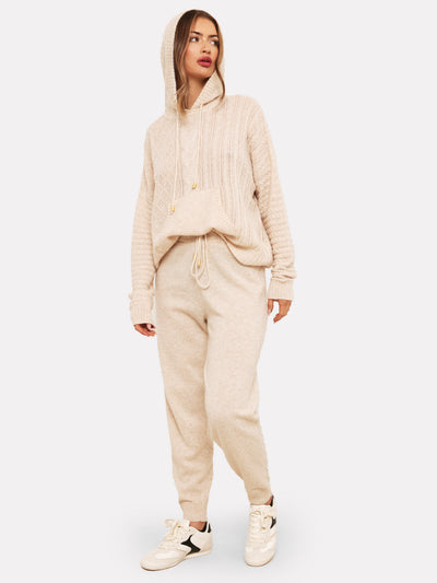 Brodie Luxe Cable Jogger Cygnet