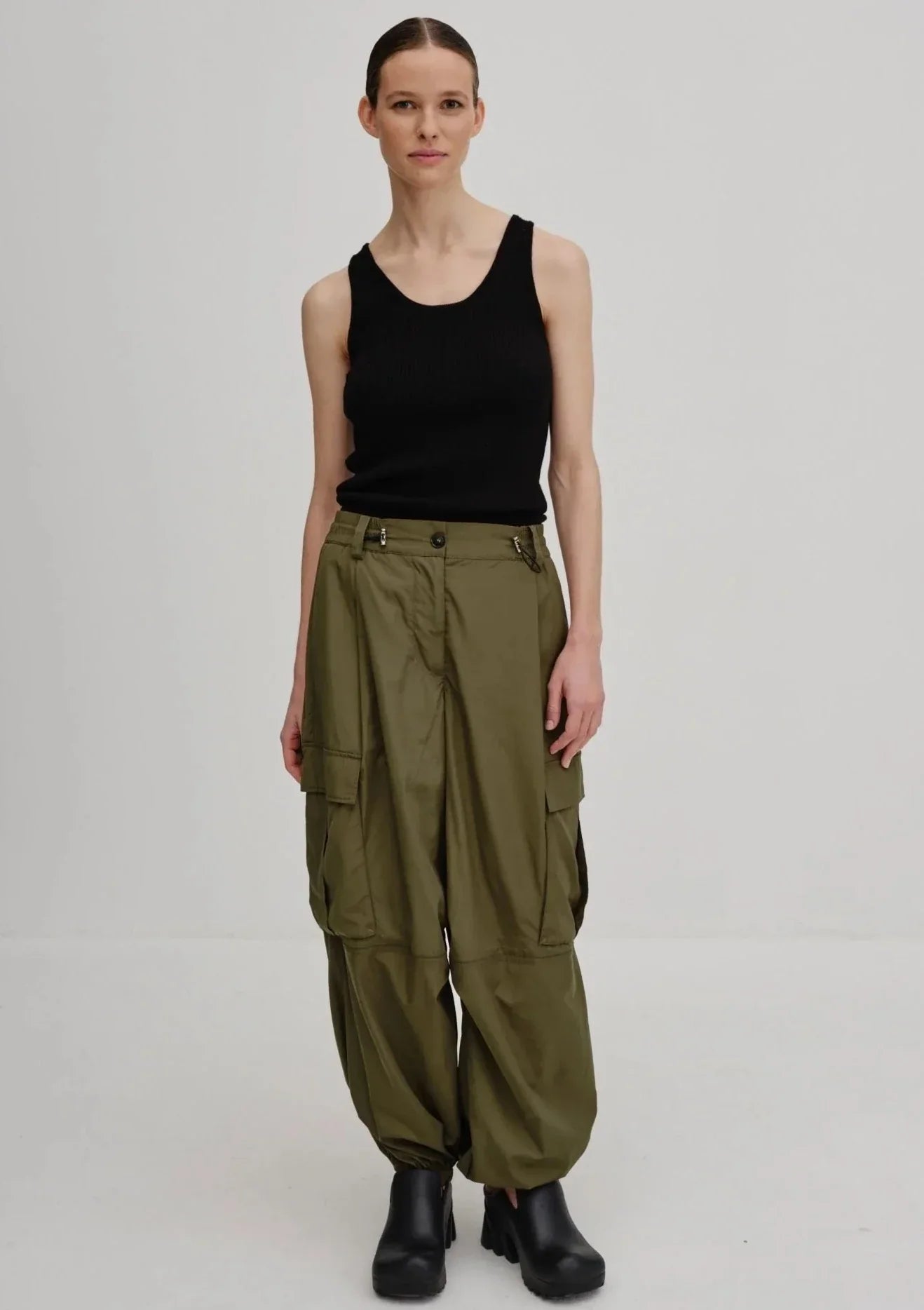 Birgitte Herskind Edwin Parachute Cargo Pants - Khaki