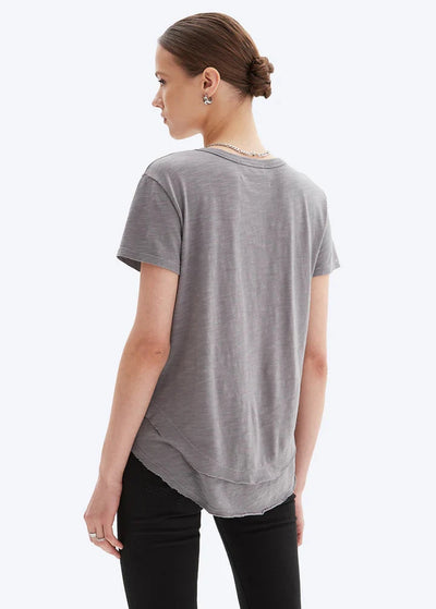 CHRLDR Ava Mock Layer T-shirt - Graphite