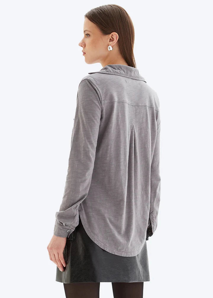 CHRLDR Amrat Jersey Blouse Graphite