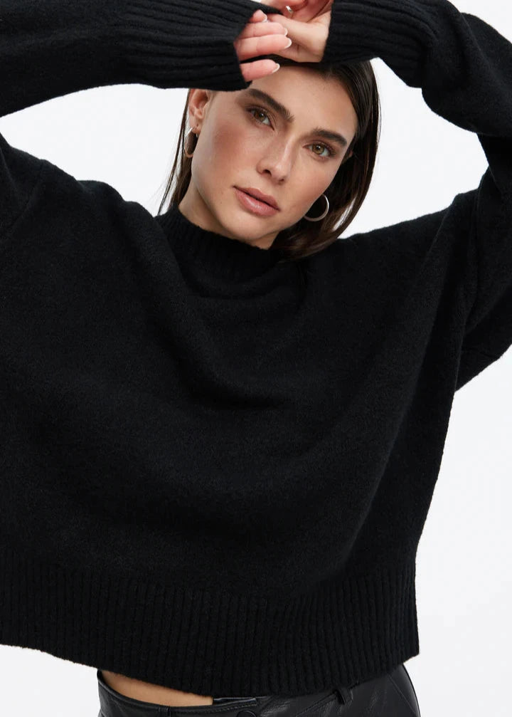 CHRLDR Sylvie Perfect Sweater Black