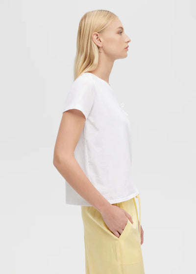 CHRLDR Jane Bow Perfect Tee - White