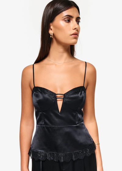 Cami Fionira Camisole Top Black