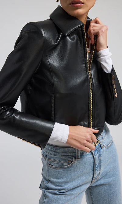 Generation Love Lola Vegan Leather Jacket