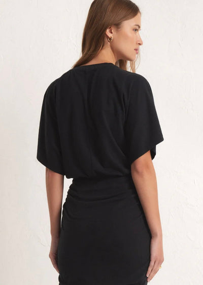 Z Supply Carmela Jersey Dress - Black