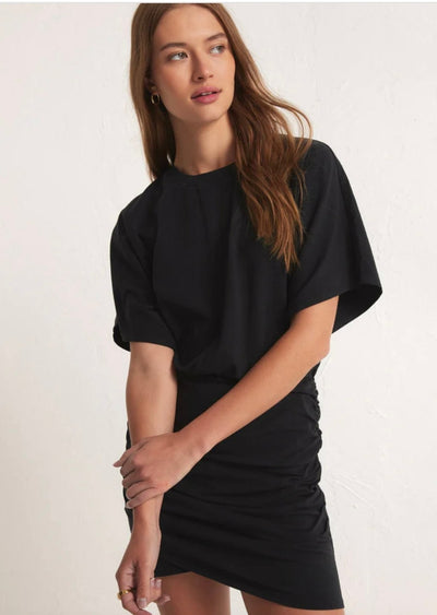 Z Supply Carmela Jersey Dress - Black