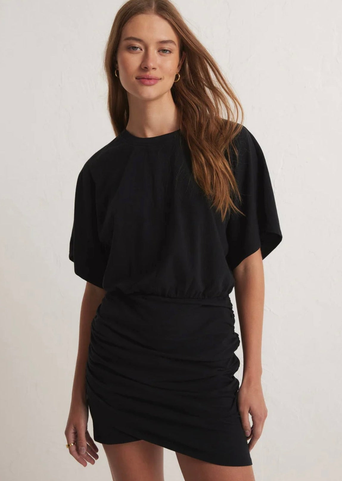 Z Supply Carmela Jersey Dress - Black