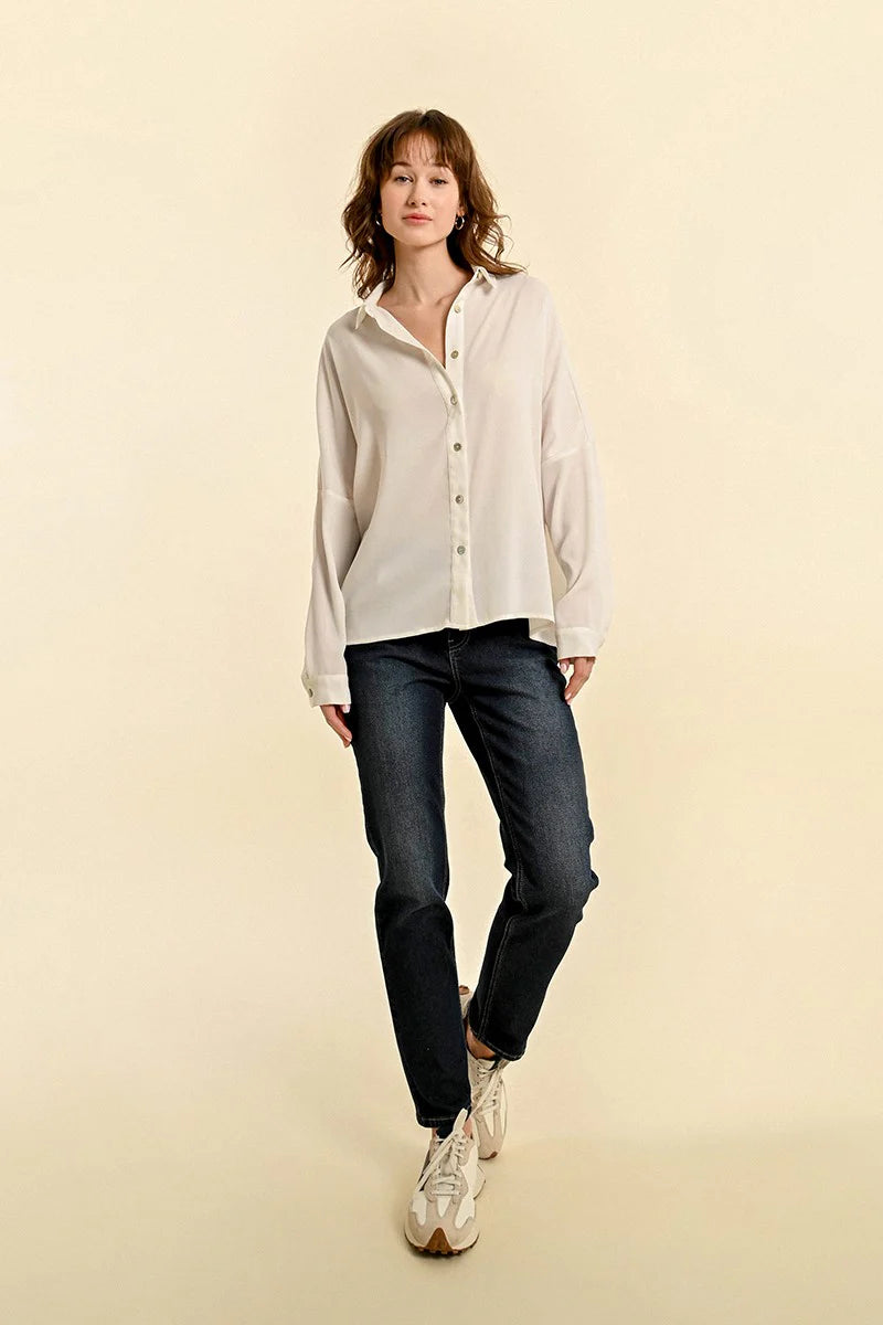 Molly Bracken Basic White Shirt