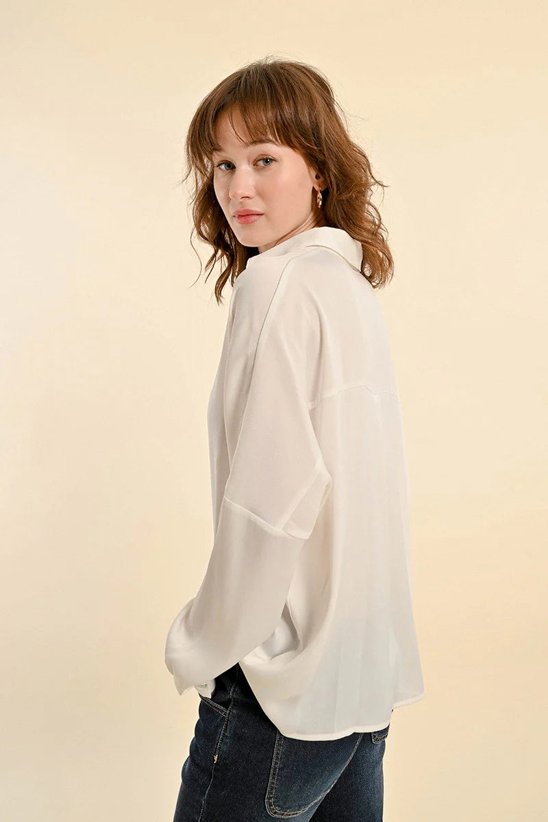 Molly Bracken Basic White Shirt