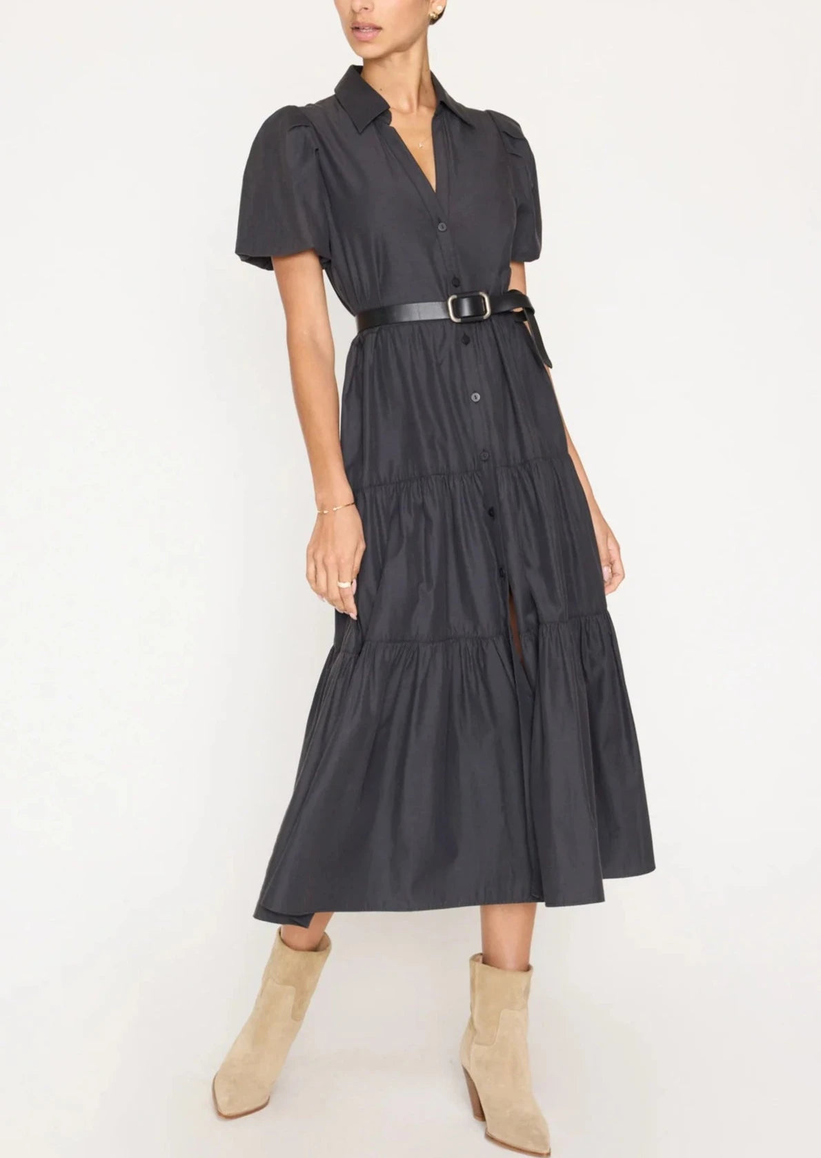 Brochu Walker Long Havana Dress - Black