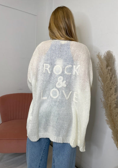 ELAN “Rock n Roll “ Cardi - Ivory