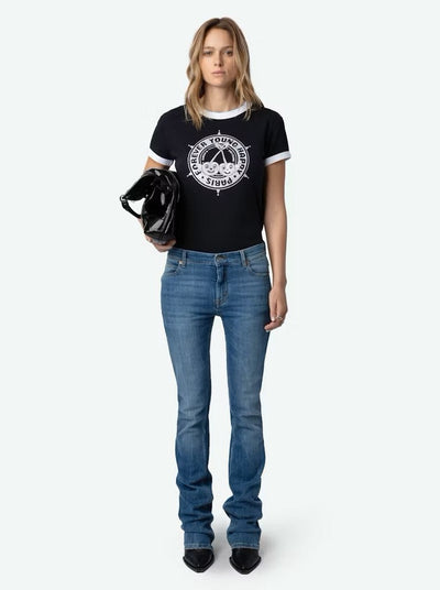 Zadig & Voltaire Sparkle Cherry Tee Black