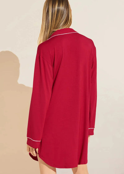 Eberjey Gisele Sleep Shirt - Red