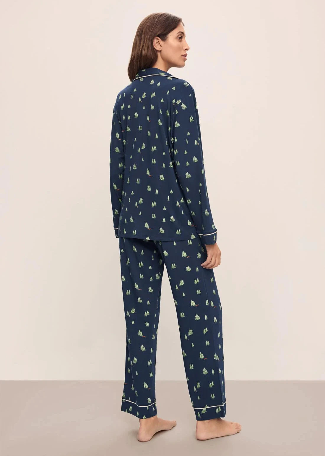 Eberjey Gisele Tree Printed Long Pj Set