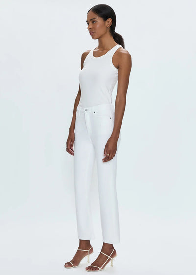 Pistola Lennon Crop Boot Pant White