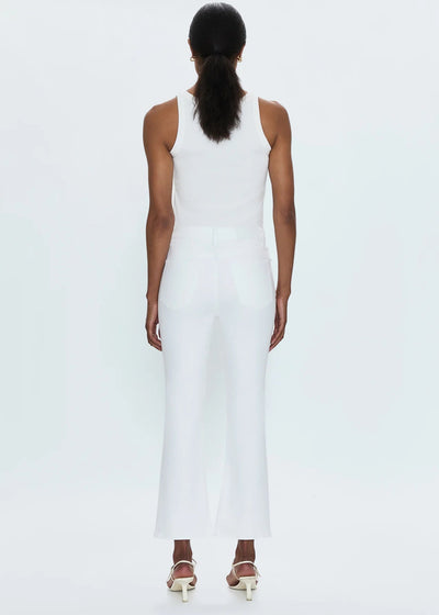 Pistola Lennon Crop Boot Pant White