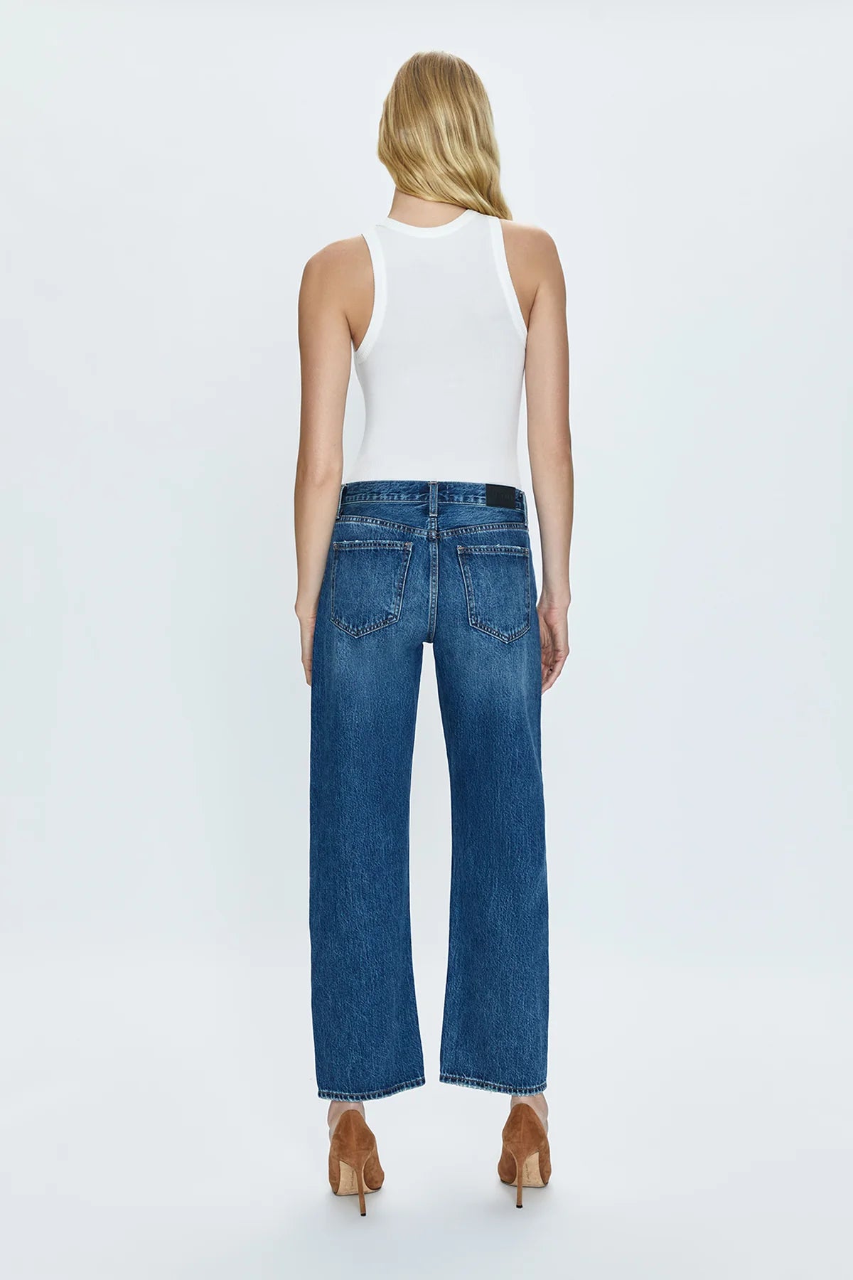 Pistola Lexi Bowed Straight Denim