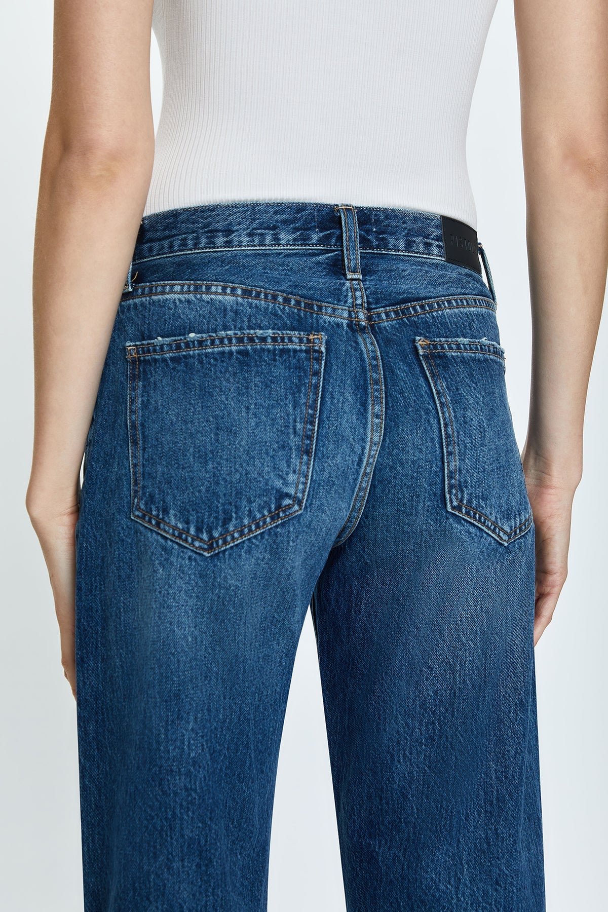 Pistola Lexi Bowed Straight Denim