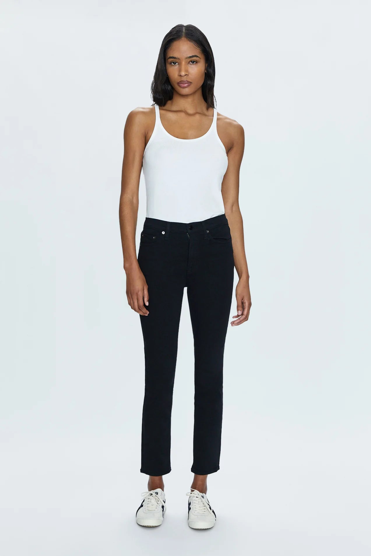 Pistola Madi High Rise Modern Slim Pants Black