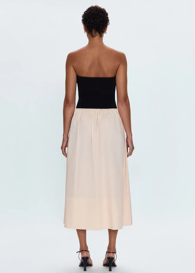 Pistola Mavo Tube Top Dress - Salt & Pepper