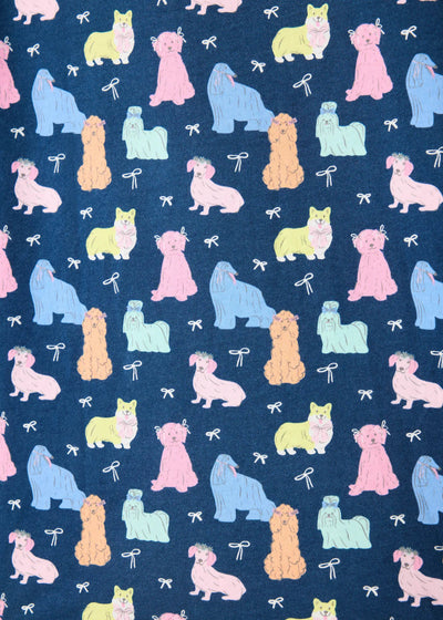 Pj Salvage Whimsy Pj Set Dogs Navy