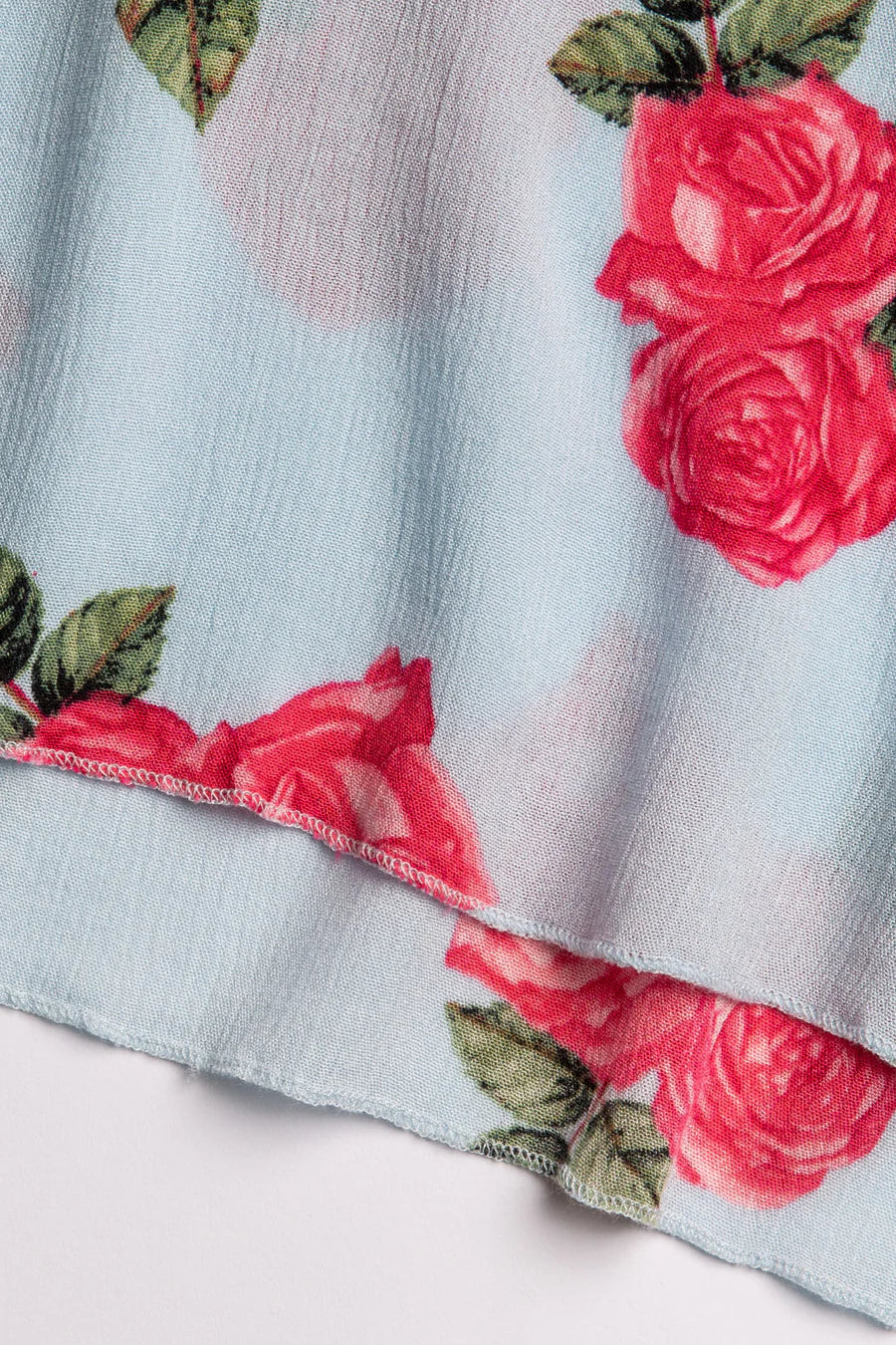PJ Salvage Rose Shorts Pj Set - Blue Mist