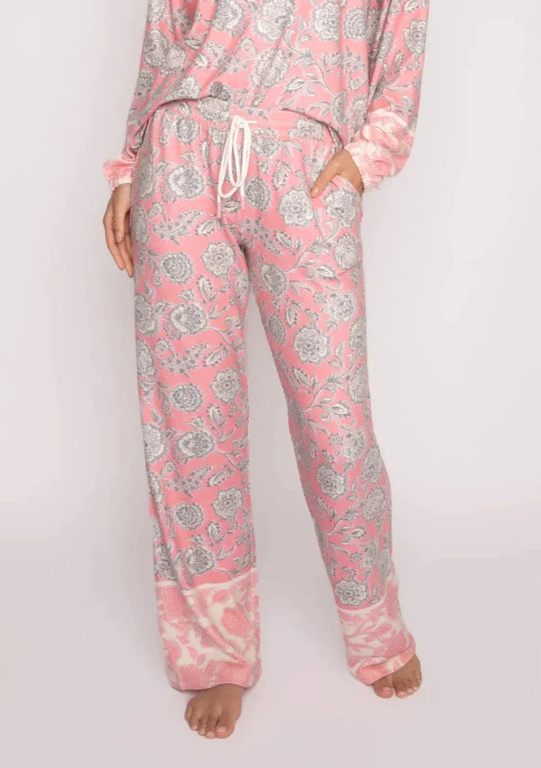 PJ Salvage Boho Chic Pants - Coral