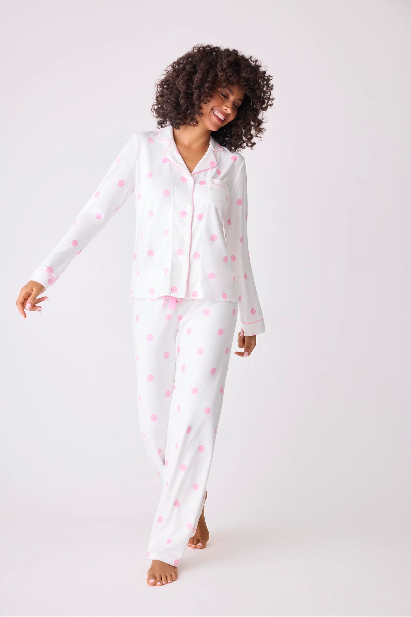 Pj Salvage Choose Happy Pj Set Ivory