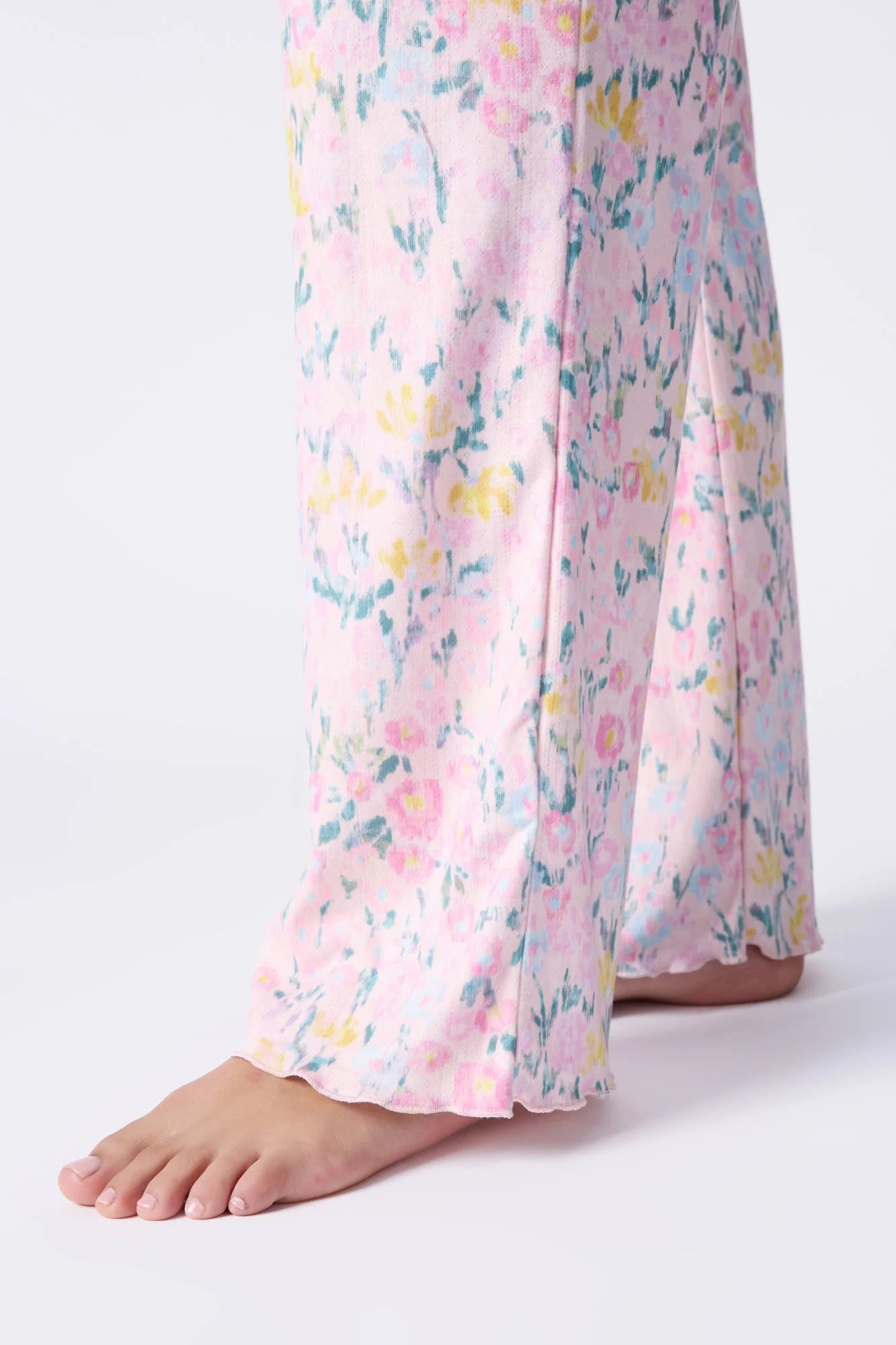 Pj Salvage Floral Fields Pant Blush