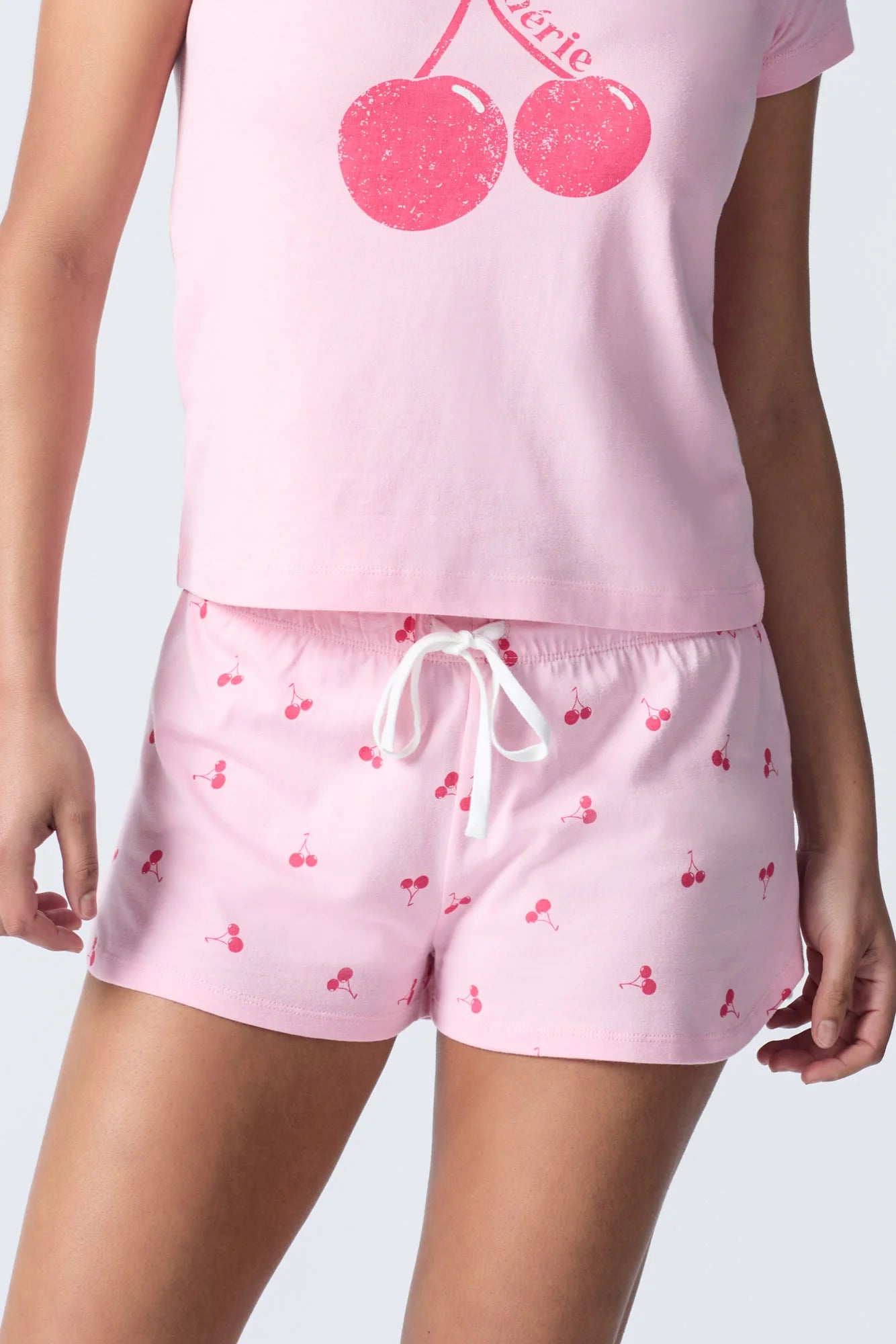 Pj Salvage Soft & Shortee Pj Set Pink