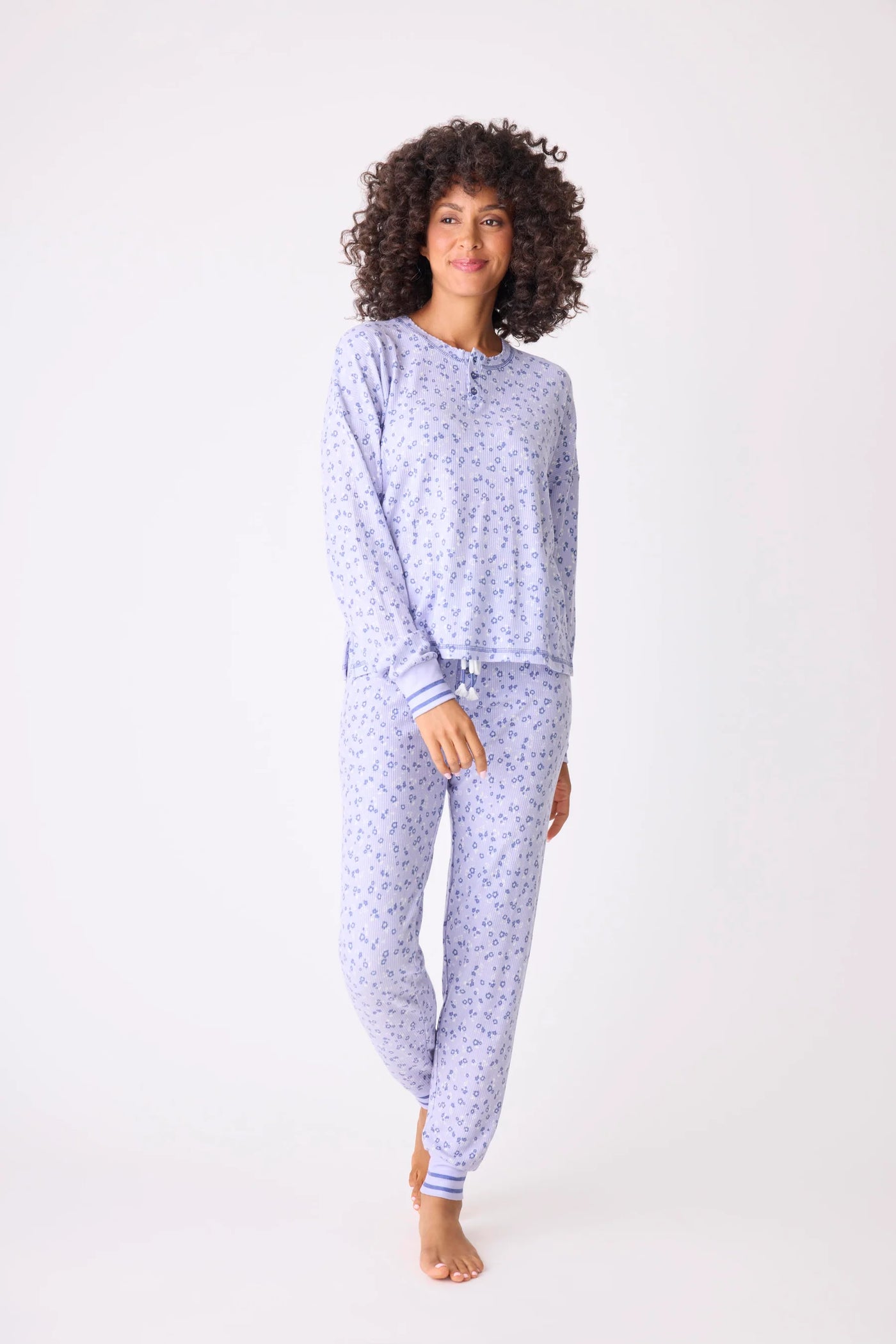 Pj Salvage Peace & Love Within Jammie Pant Lilac Ice